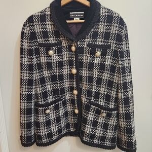 Vintage Saks Fifth Avenue Works Tweet Blazer Size 8